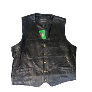 Navarre leather vest 